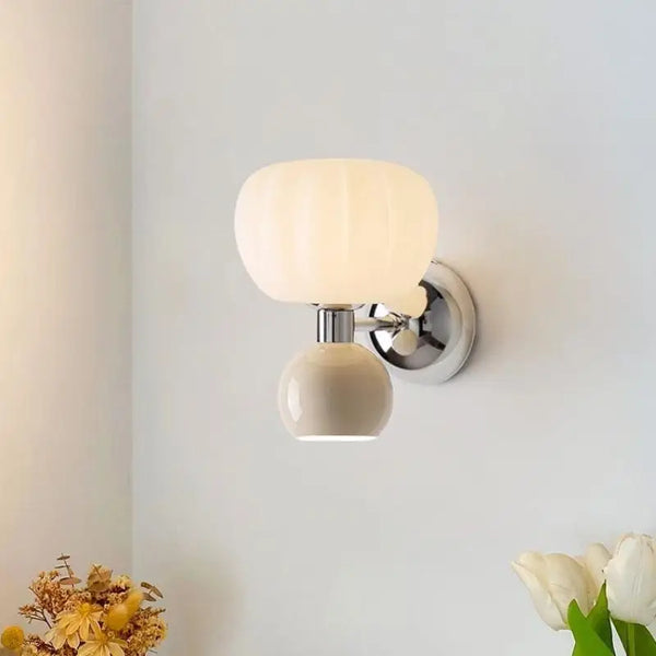 Moderne LED-Wandlampen Creme