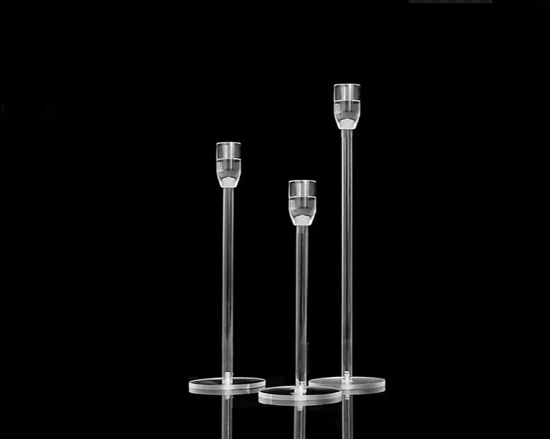 LumenAcry Acryl-Kerzenhalter Set (3-teilig)