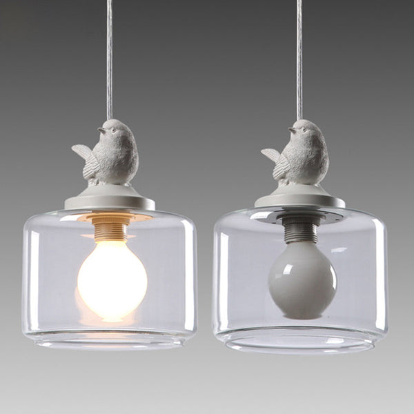 Vogel-Hängelampe für das Wohnzimmer