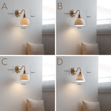 Messing-Keramik-Wandlampe