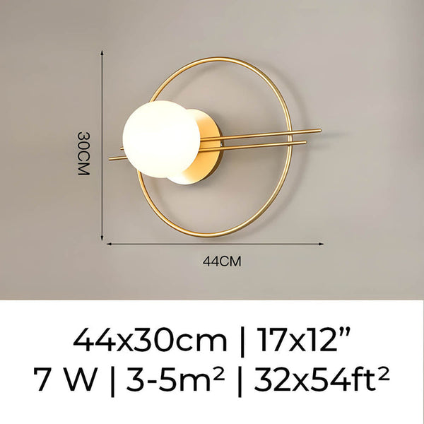 Moderne LED-Wandleuchte Eclipse
