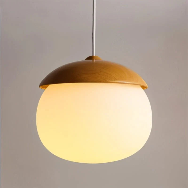 Moderne Hängelampe aus Castanea-Glas