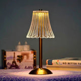 Kabellose Kristall-Tischlampe
