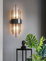 AuriLux Nordic Kristall-Wandleuchte