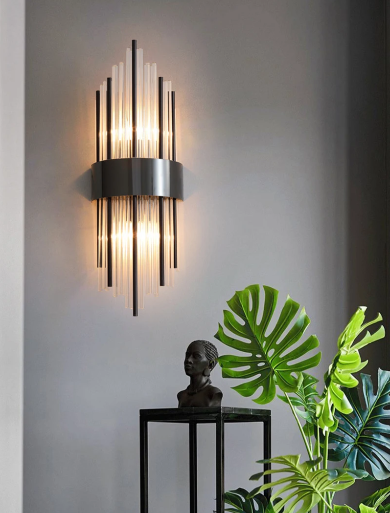 AuriLux Nordic Kristall-Wandleuchte