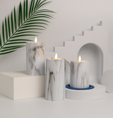 Candlylight | 3er Set LED Marble Kerzenlichter