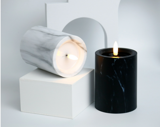 Candlylight | 3er Set LED Marble Kerzenlichter