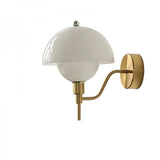 Wandleuchte Pilz in Creme Farbe