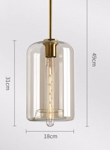 LumiLoft Glas Pendelleuchte