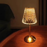 Kabellose Kristall-Tischlampe
