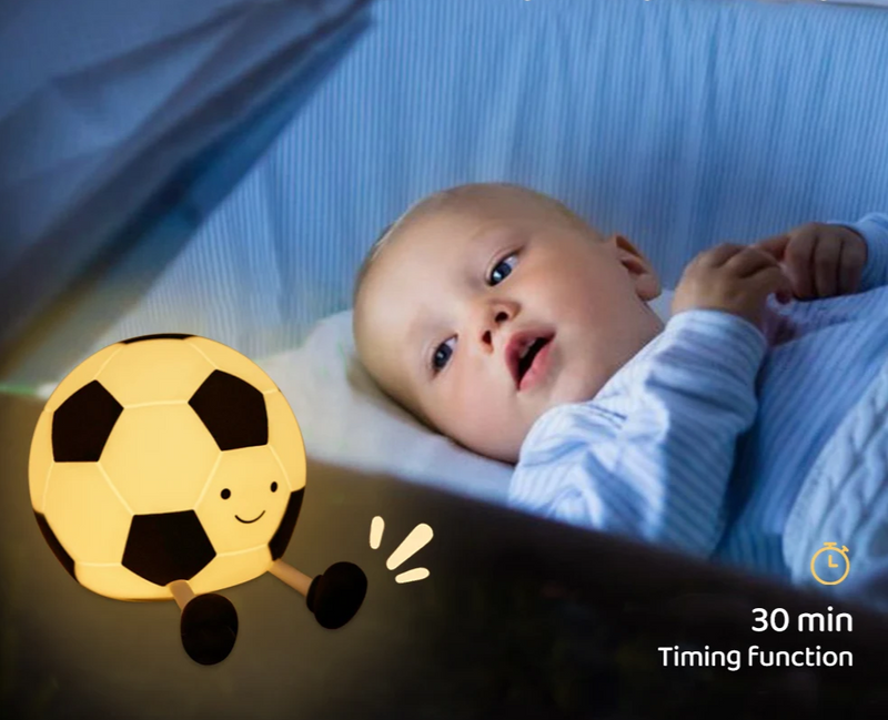 GlowKick Fußball-Silikon Nachtlicht