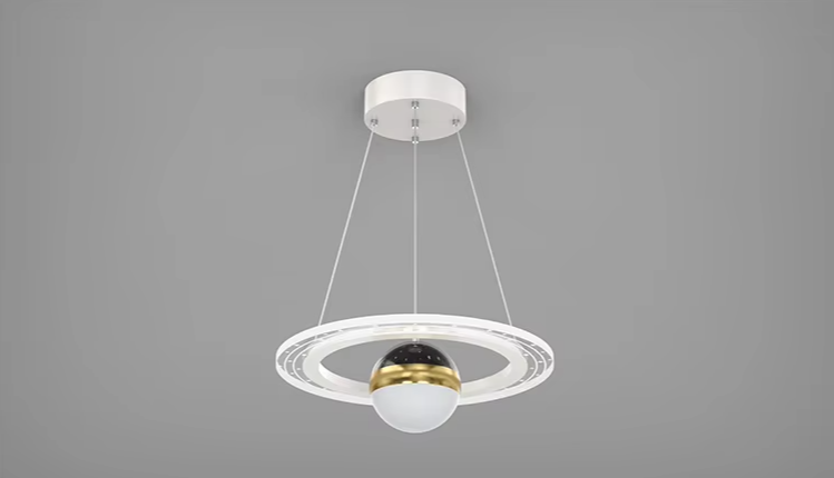 LunaNova LED Deckenleuchte mit Mond- und Sternenprojektion