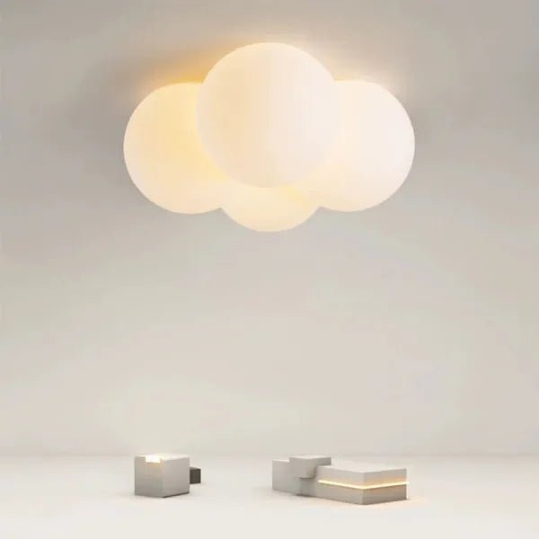 Moderne Deckenleuchte mit Cloud-Hardware