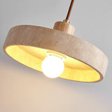 Vintage Wabi Sabi Stein Pendelleuchte
