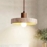 Vintage Wabi Sabi Stein Pendelleuchte