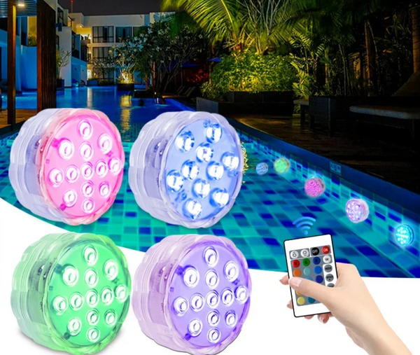 LUMISNAP 10-LED RGB Unterwasser-Magnetleuchten