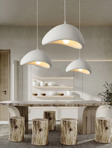 WabiGlow – Moderne LED Pendelleuchte im Wabi-Sabi-Stil für Wohnzimmer, Schlafzimmer & Esszimmer