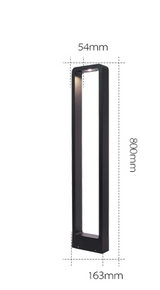 LumiPillar 7W Moderne LED Gartenlampe