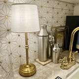 Led Retro Fabric Wireless Tischlampe