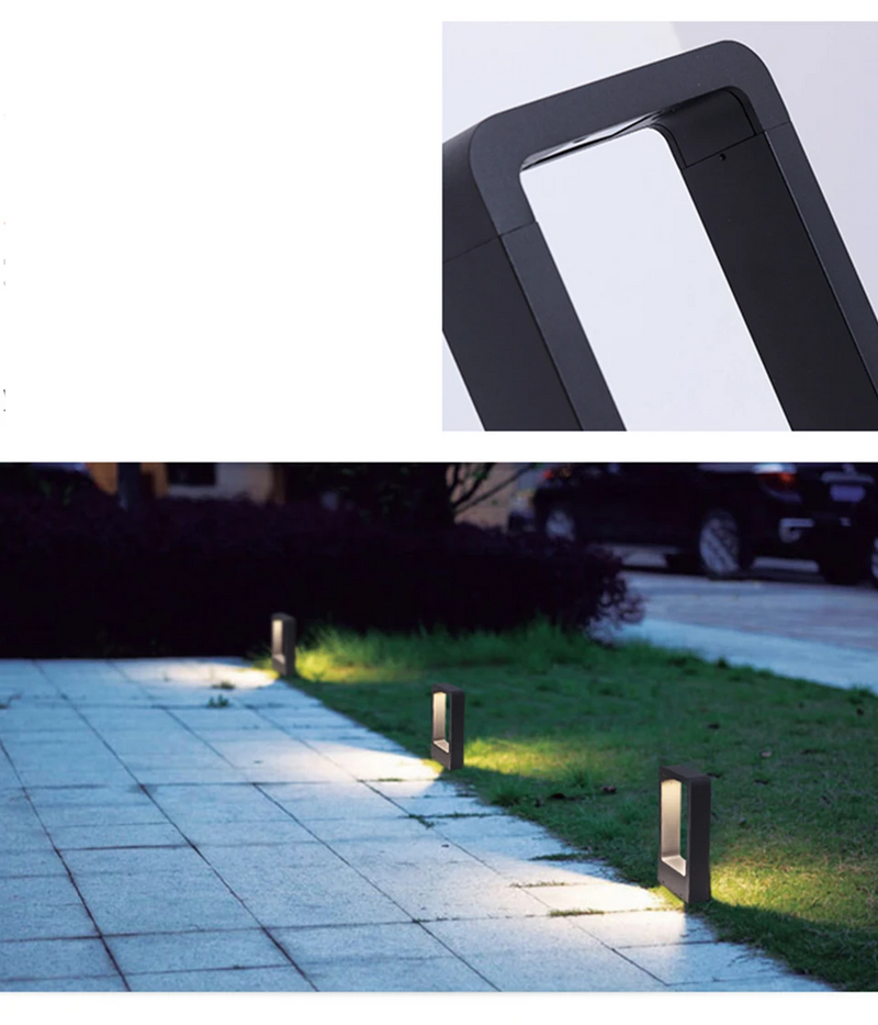 LumiPillar 7W Moderne LED Gartenlampe