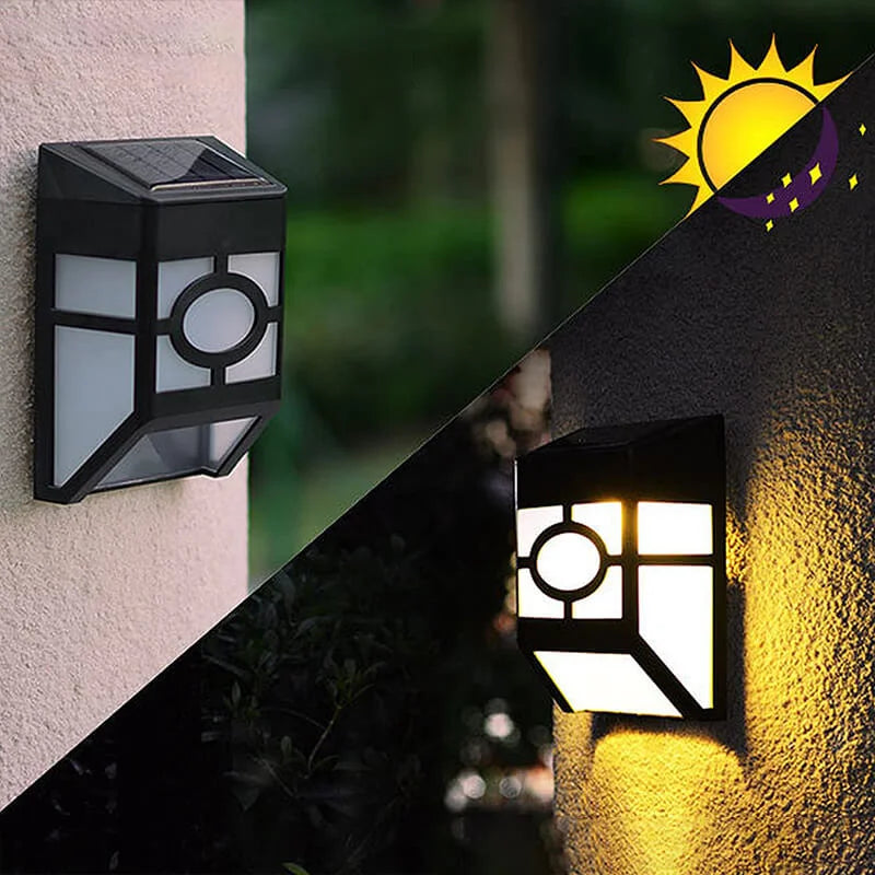 Solar - LED-Wandleuchte (2 Packungen)