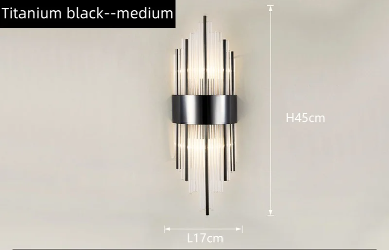 AuriLux Nordic Kristall-Wandleuchte