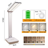 LumoFlex – Wiederaufladbare Faltbare LED-Schreibtischlampe mit Touch-Steuerung & Augenschutz