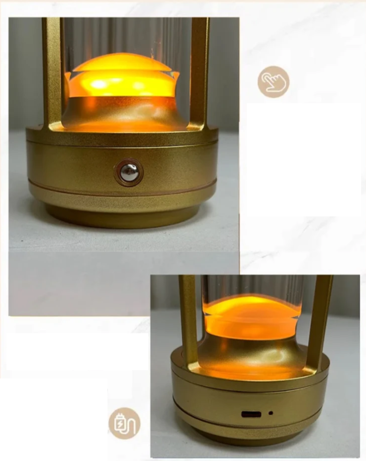 LumiCrystal Touch LED Kristall Tischlampe