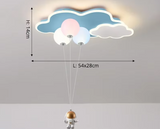 Nordische Astronauten-Wolken-LED-Hängelampe