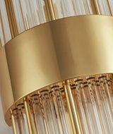 AuriLux Nordic Kristall-Wandleuchte