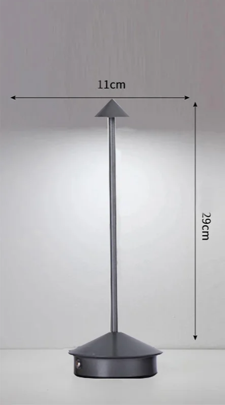 LumaTouch – Wiederaufladbare LED-Tischlampe mit Stufenloser Dimmung