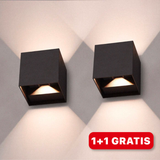 Würfellichter | LED-Wandlampen | 2 Stück