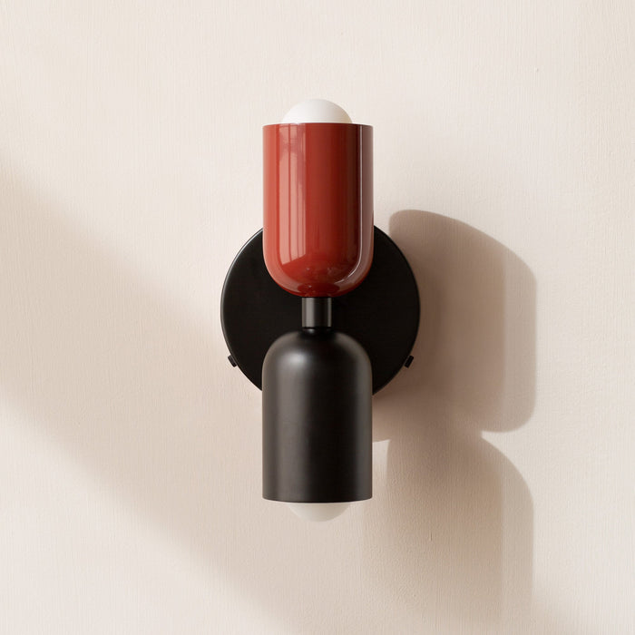 Vintage Doppelkopf-Kreative Home-Deco-Wandlampe