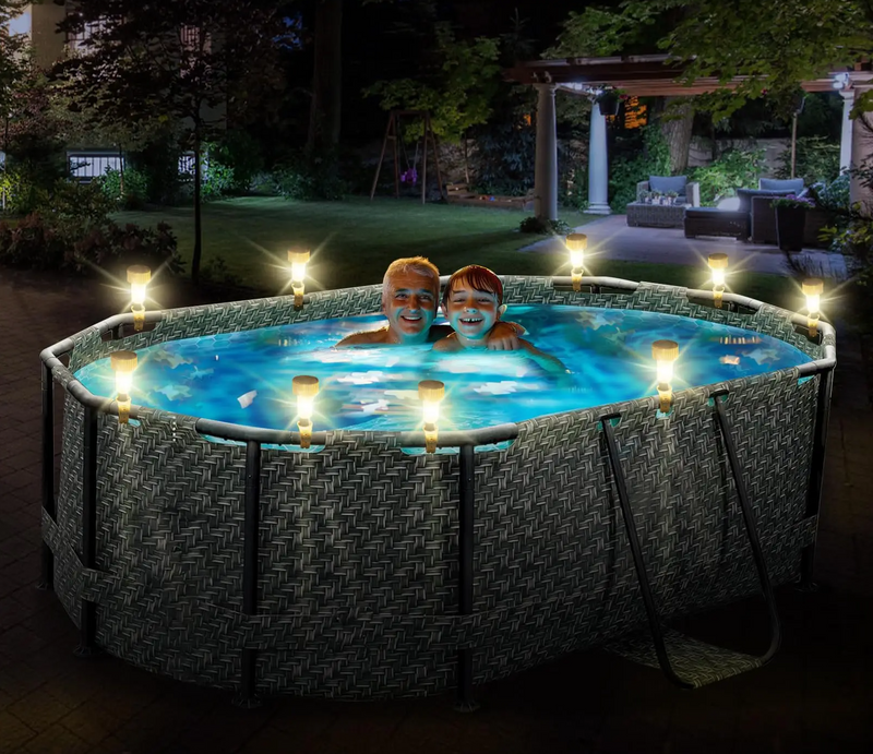 SOLARLUX 6er-Set LED Solar Poolbeleuchtung
