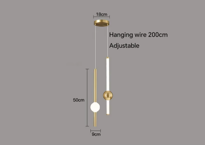 Lumenis Geometrische LED-Pendelleuchte