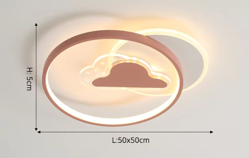 DreamGlow Dimmbarer LED-Kronleuchter für Kinderzimmer