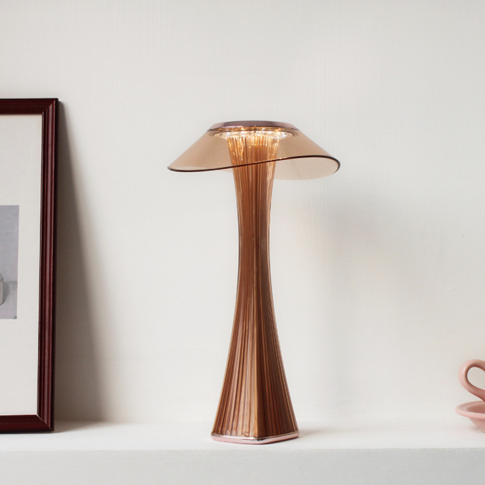 Kristall-Lampe - LED Diamant Tischlampe