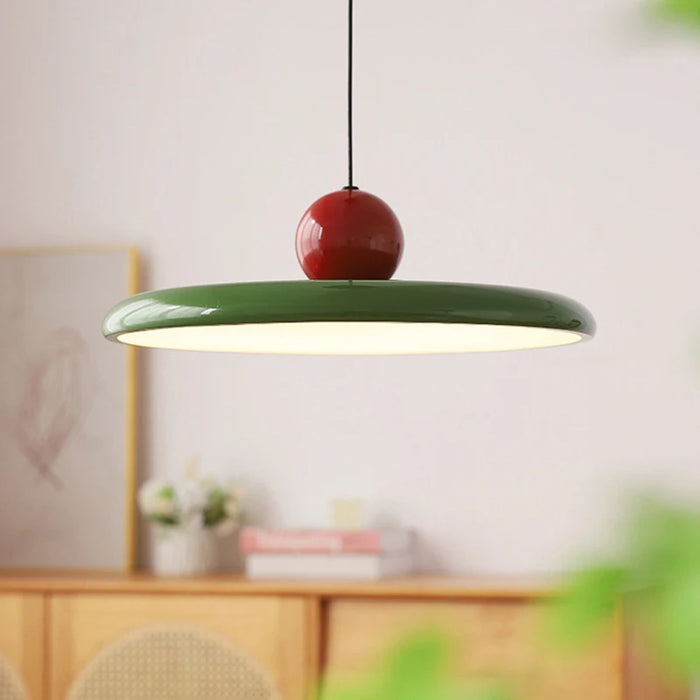 Skandinavische Glaslampe im BauHaus-Stil
