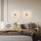 Vintage LED-Wandleuchte aus Glas