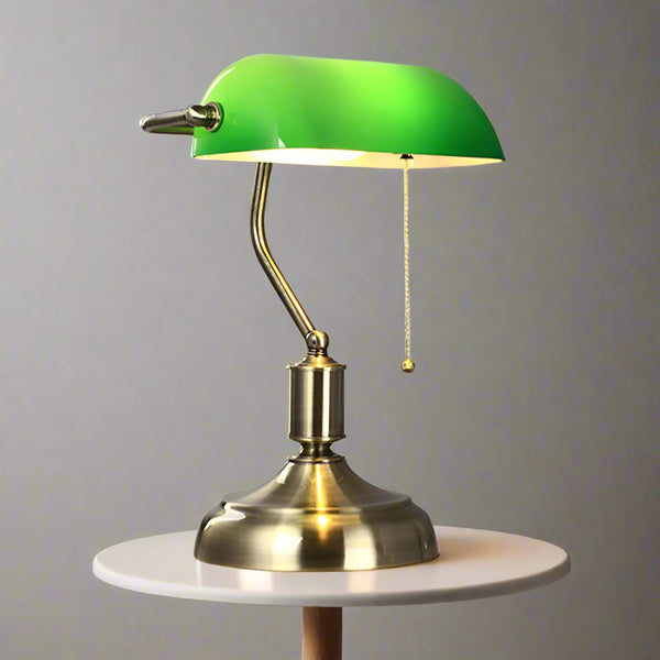 Tischlampe aus Glas im europäischen Stil