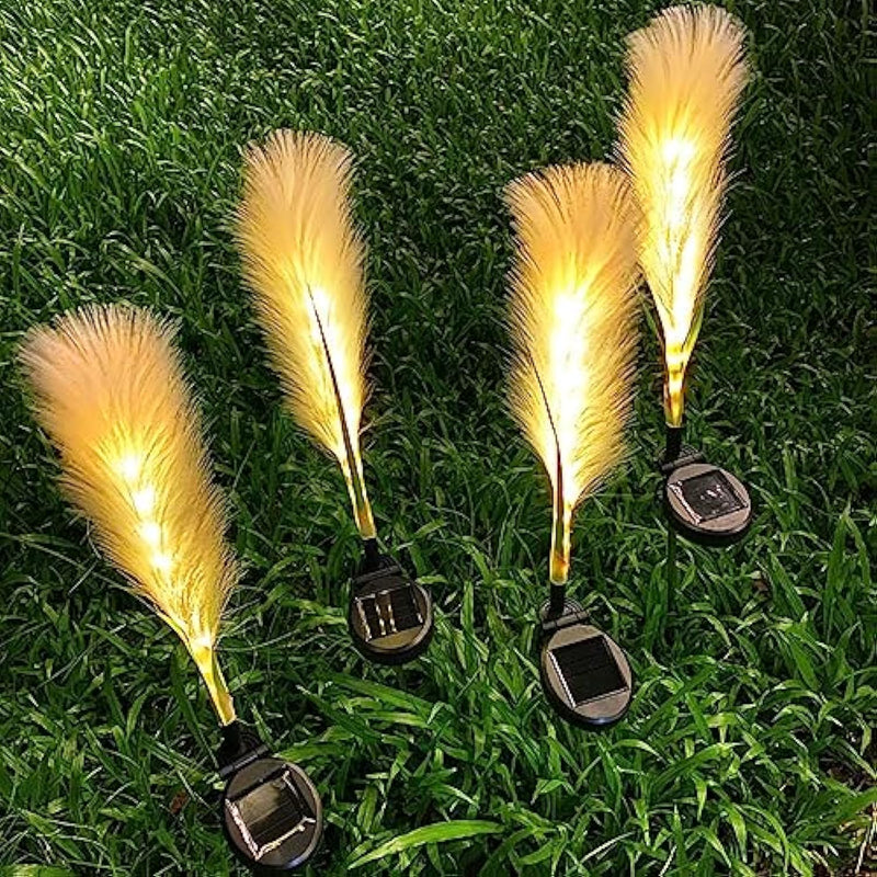 Fiberglas-Reed-Außenlampe (Solar)