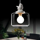 Vogel-Hängelampe für das Wohnzimmer