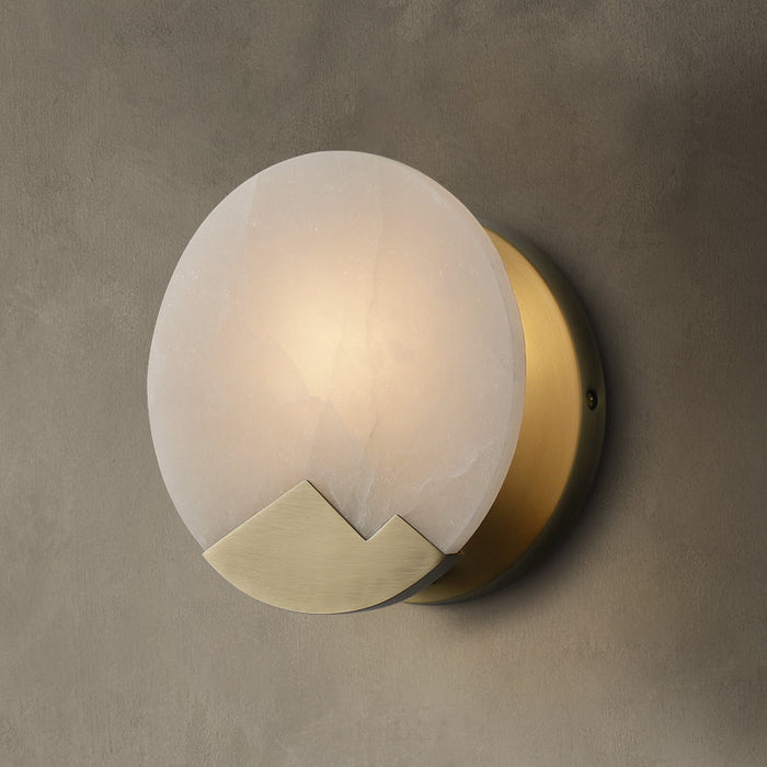 Skandinavische minimalistische Marmor-Wandlampe