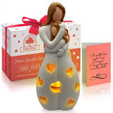 Romantische beige Tischlampe