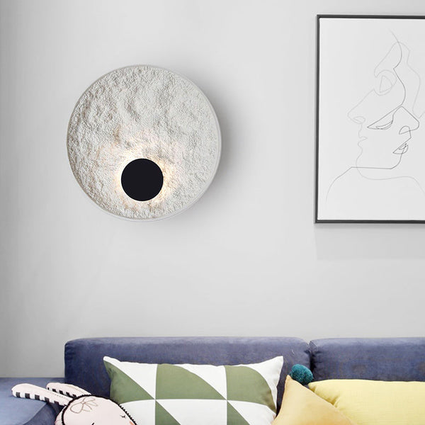 Runde Mondkugel-Wandleuchte für das Schlafzimmer