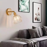 Retro-Blumenknospen-Tulpenglas-Wandlampe