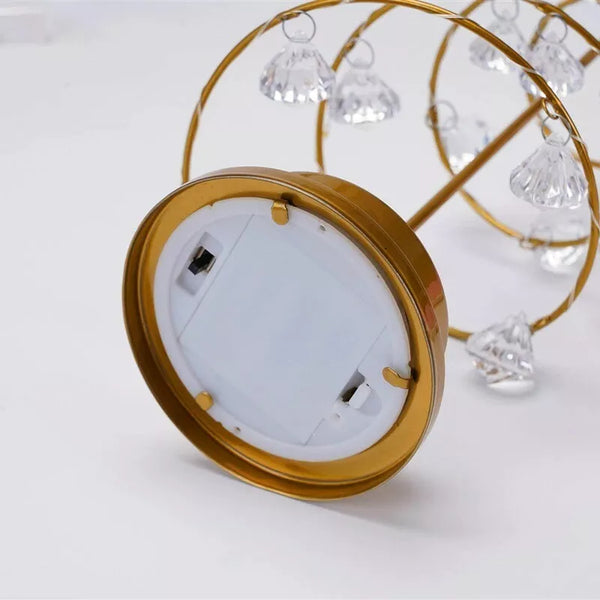 Kristall-Tischlampe in Form eines bezaubernden Weihnachtsbaums