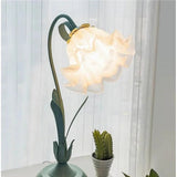 Vintage verstellbare Flower Tischlampe