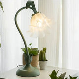 Vintage verstellbare Flower Tischlampe