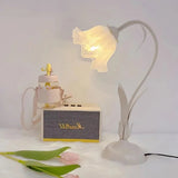 Vintage verstellbare Flower Tischlampe